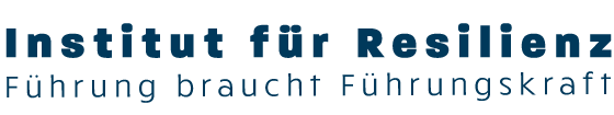 Logo Schriftzug vo Institut für Resilienz, Führung braucht Führungskraft